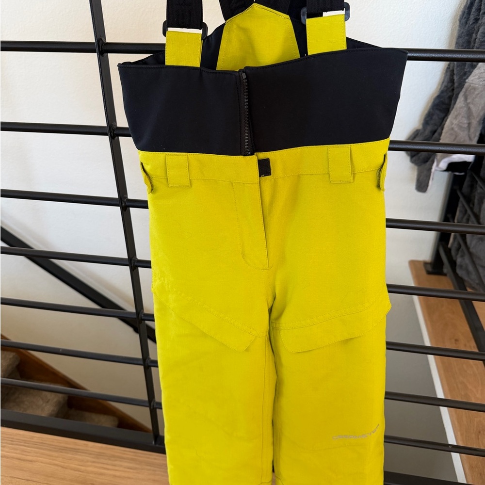 Obermeyer Kids' Bright Yellow Snow Bib